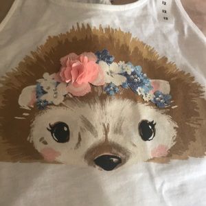 Justice tank top with a graphic for girls